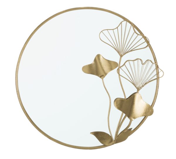 Zidno ogledalo sa cvijetom cm 75x3,5x72