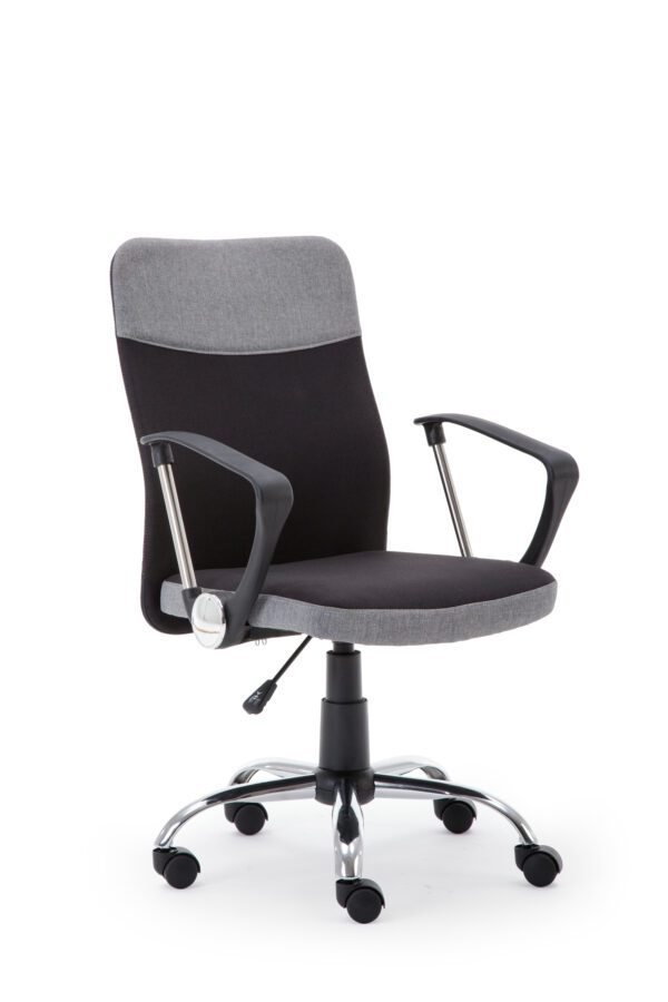 TOPIC stolica, boja: crna/siva