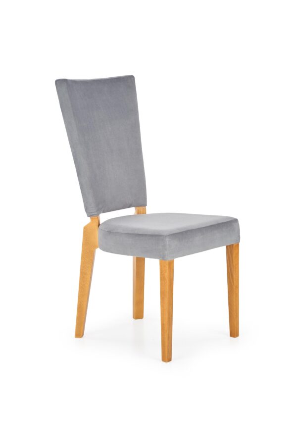 Stolica ROIS, boja: medeni hrast / siva