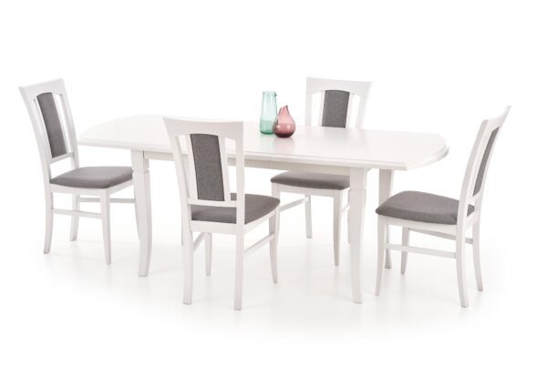 FRYDERYK 160/240 cm produžni stol boja: bijela
