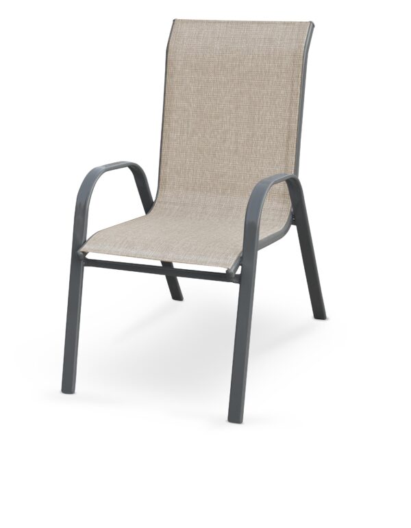 Vrtna stolica MOSLER, boja: siva