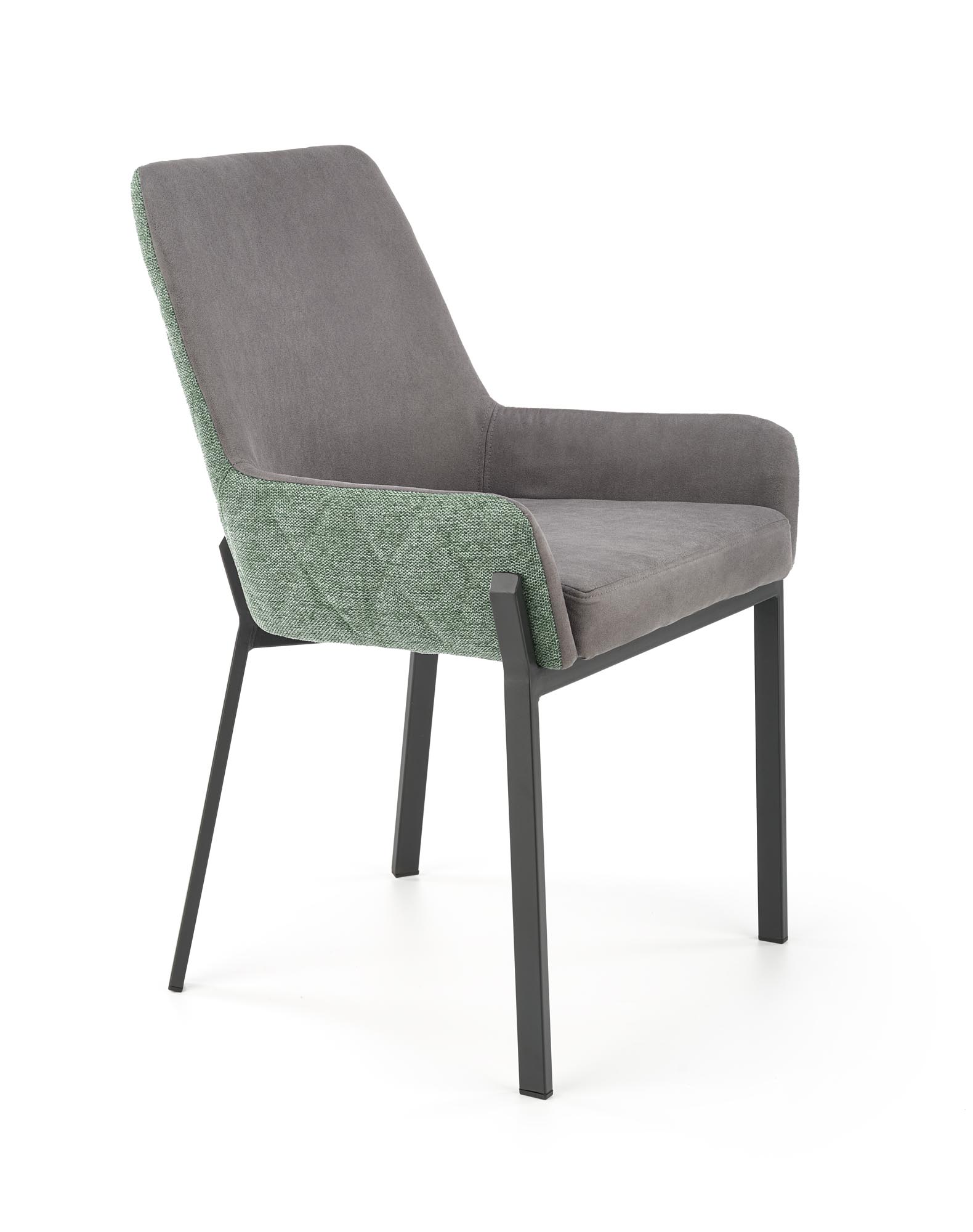 K439 stolica, boja: tamno siva / zelena