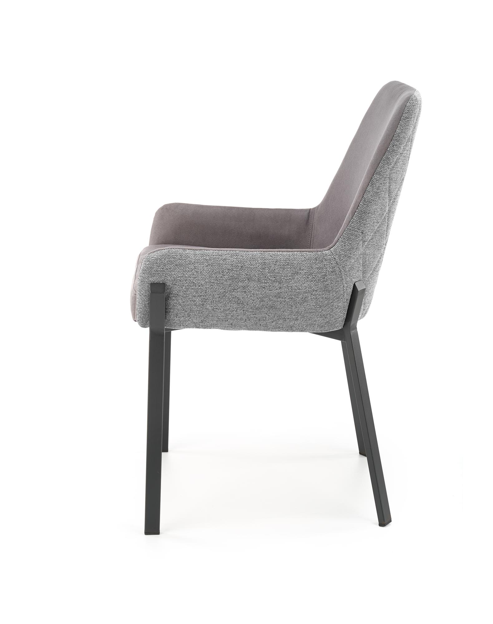 K439 stolica, boja: tamno siva / siva