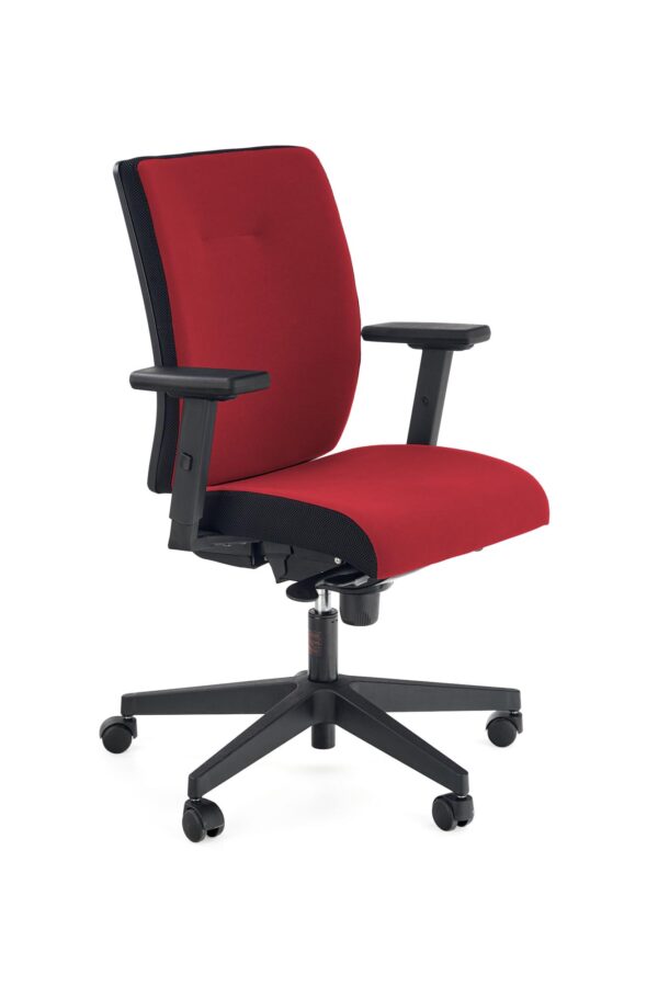 POP uredska stolica, boja: crna/crvena