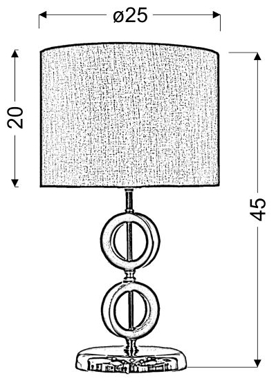 Stolna lampa ANELLO 1-2