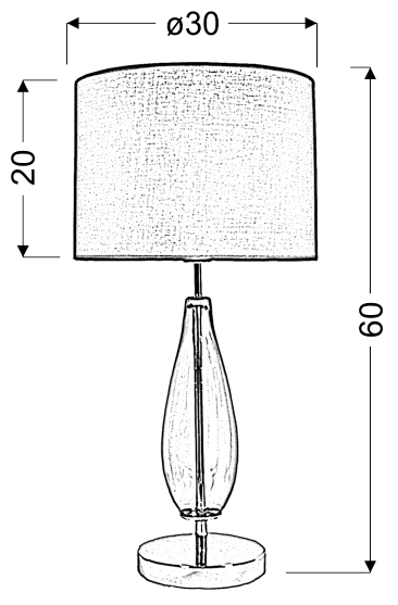 Stolna lampa MARRONE 1