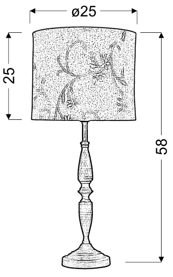 Stolna lampa SAFARI 1