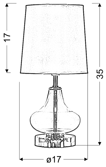 Stolna lampa ALLADINA 1-2