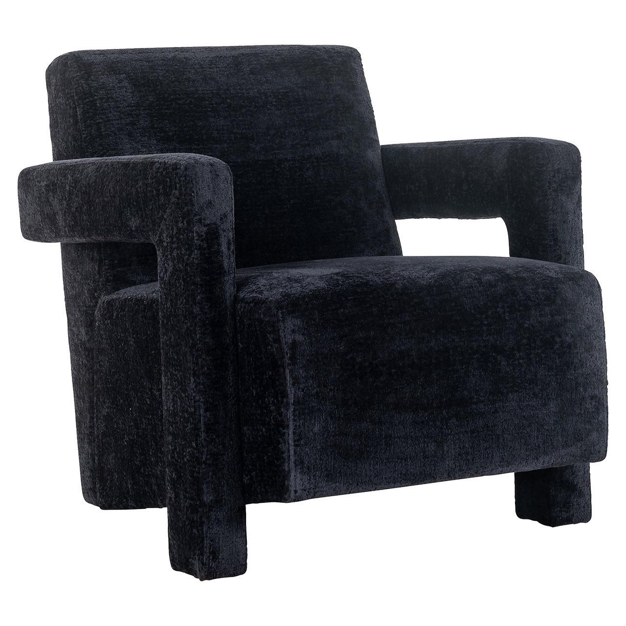 Fotelja Devanto Black Chenille S4577 BLACK CHENILLE