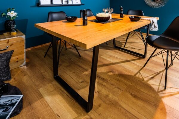 Blagovaonski stol Loft 160cm izgled hrasta
