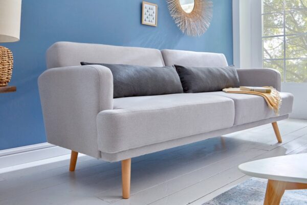 Studio kauč na razvlačenje 210cm sivi