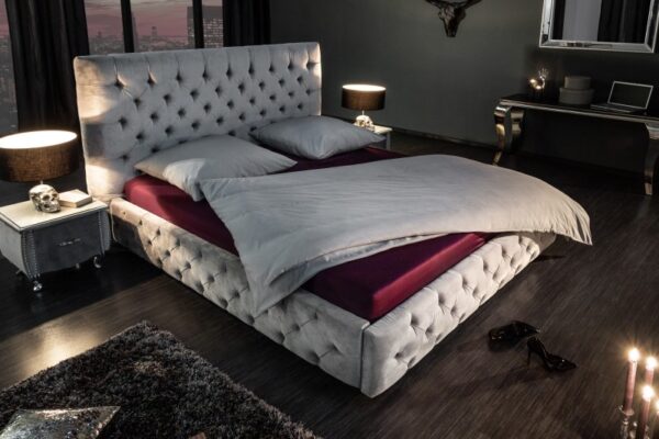 Krevet Paris 160x200cm sivi baršun