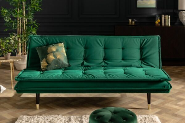 Sofa na razvlačenje Magnifique 184cm smaragdno zelena
