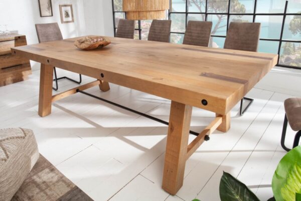 Blagovaonski stol Finca 240cm borovina 80mm natural