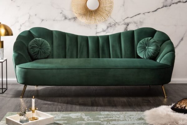 Sofa Arielle 220cm baršun zelena