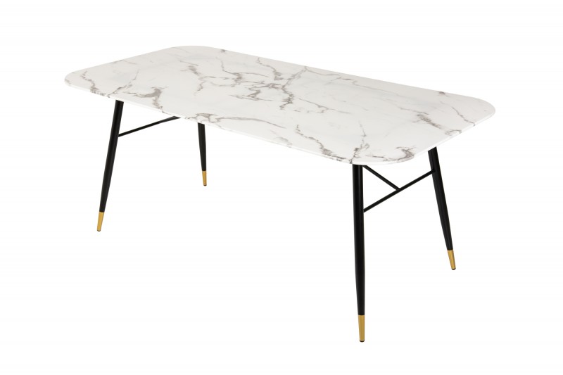 Blagovaonski stol Paris 180cm bijeli mramor