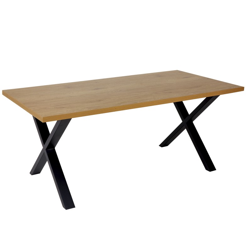 Blagovaonski stol Loft 180cm hrast