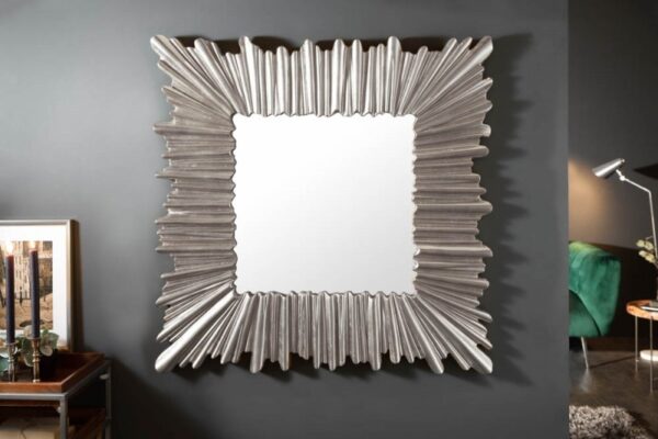 Zidno ogledalo Venecija 95cm srebro