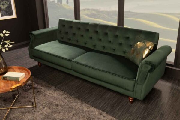 Sofa na razvlačenje Maison Belle Affaire zelena 220cm