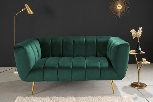 Sofa Noblesse 2 sjedala 165cm smaragdno zelena
