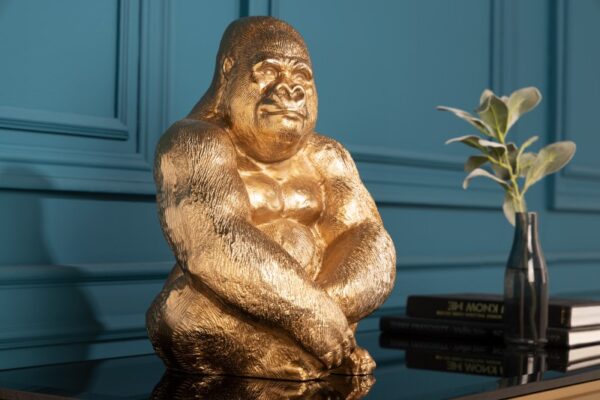 Figura gorile Kong zlatna